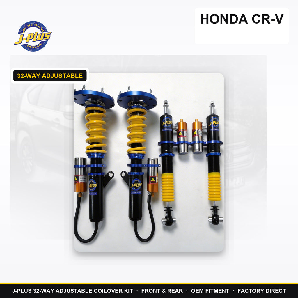 32-Way Adjustable Coilover Kit for Honda CR-V, Fits Fit Accord Jade Front Rear Struts Lowering Suspension, OEM Custom Colour