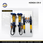 32-Way Adjustable Coilover Kit for Honda CR-V, Fits Fit Accord Jade Front Rear Struts Lowering Suspension, OEM Custom Colour