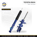 32-Way Adjustable Coilover Kit for Toyota RAV4 XA40 2015-2018, Fits Toyota RAV4 2019-2024 Toyota Highlander Toyota Camry Toyota Corolla Front Rear Struts Lowering Suspension, OEM Custom Colour