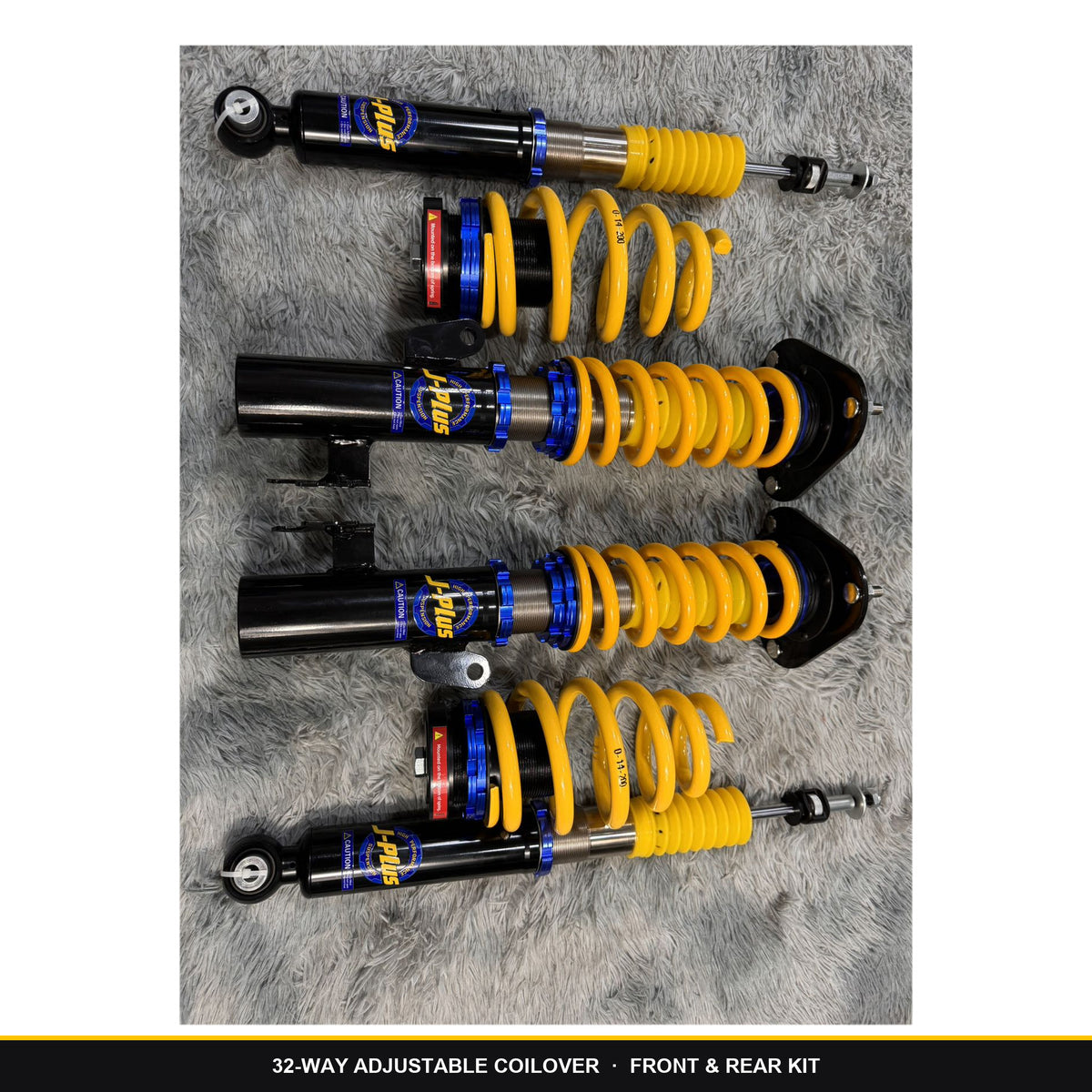 32-Way Adjustable Coilover Kit for Infinity, Fits FX35 FX37 EX Front Rear Struts Lowering Suspension, OEM Custom Colour