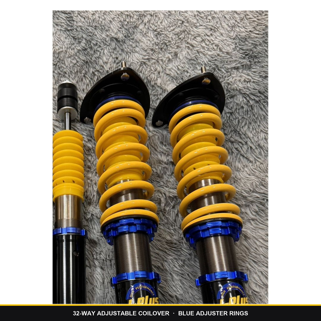 32-Way Adjustable Coilover Kit for Mitsubishi Triton L200 2004-2015, Fits L300 L400 KA5T Front Rear Struts Lowering Suspension, OEM Custom Colour
