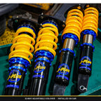 32-Way Adjustable Coilover Kit for Infinity, Fits FX35 FX37 EX Front Rear Struts Lowering Suspension, OEM Custom Colour