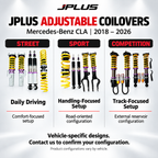JPLUS 2Way Adjustable Coilovers for Mercedes-Benz CLA C118 4WD