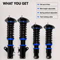 J-PLUS 32-Way Adjustable Shock Absorbers for Toyota GT86 GR86 Front Rear Struts Kit