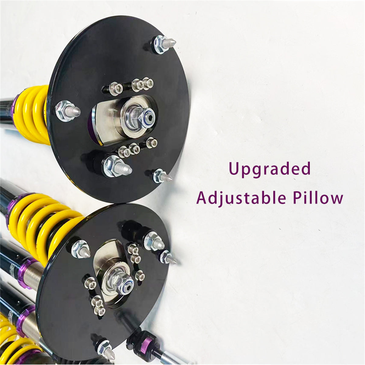 JPLUS 2-Way Racing Coilovers – 32-Way Adjustable Custom Suspension for Porsche, BMW, Audi, Mitsubishi & More