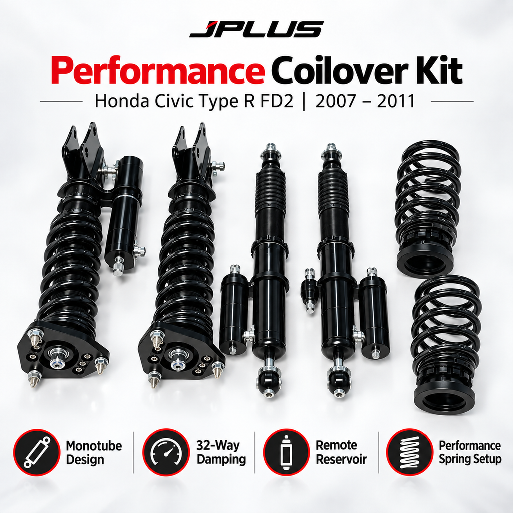 JPLUS 32-Way Adjustable Coilovers for Honda Civic Type R FD2