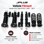 JPLUS 32-Way Adjustable Coilovers for Honda Civic Type R FD2
