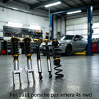 J-PLUS 32-Way Adjustable Shock Absorbers for Porsche PANAMERA Front Rear Struts Kit