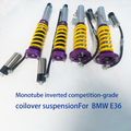 J-PLUS 32-Way Adjustable Shock Absorbers for BMW E36 Front Rear Struts Kit