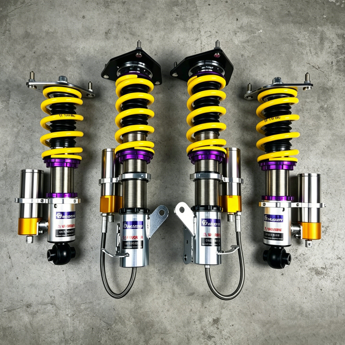 J-PLUS 32-Way Adjustable Shock Absorbers for Subaru BRZ Front Rear Struts Kit