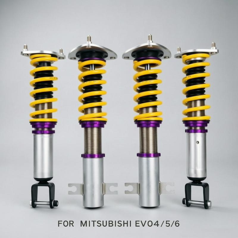 J-PLUS 32-Way Adjustable Shock Absorbers for Mitsubishi LANCER EVOLUTION EVO Front Rear Struts Kit