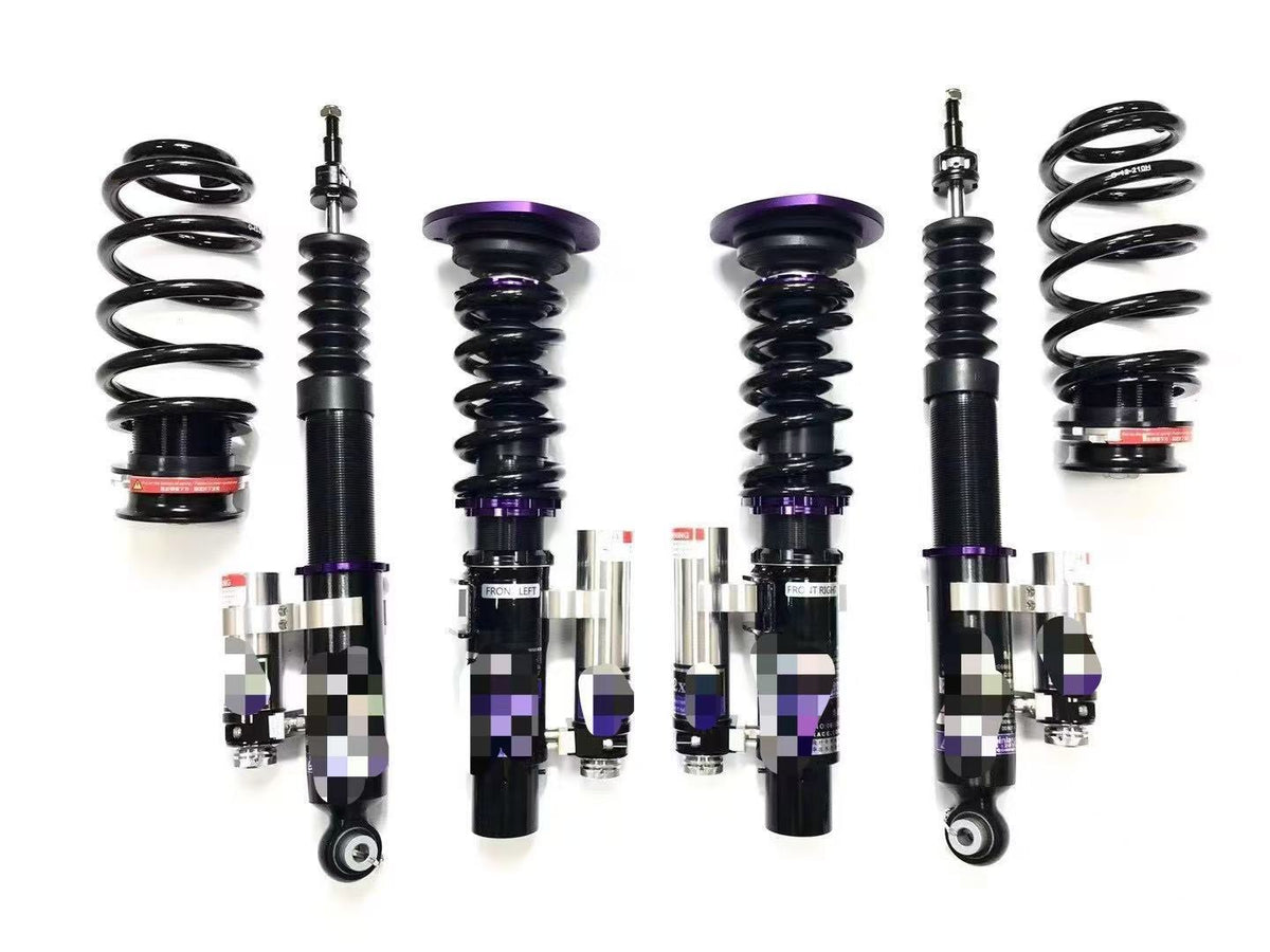 J-PLUS 32-Way Adjustable Shock Absorbers for Volkswagen MK7 Front Rear Struts Kit