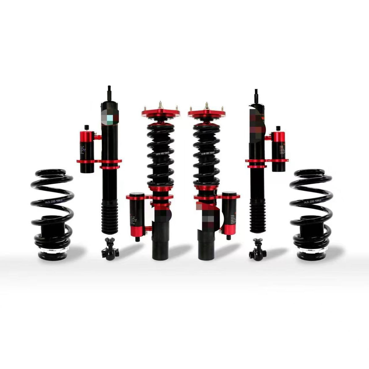 J-PLUS 32-Way Adjustable Shock Absorbers for Seat LEON Front Rear Struts Kit