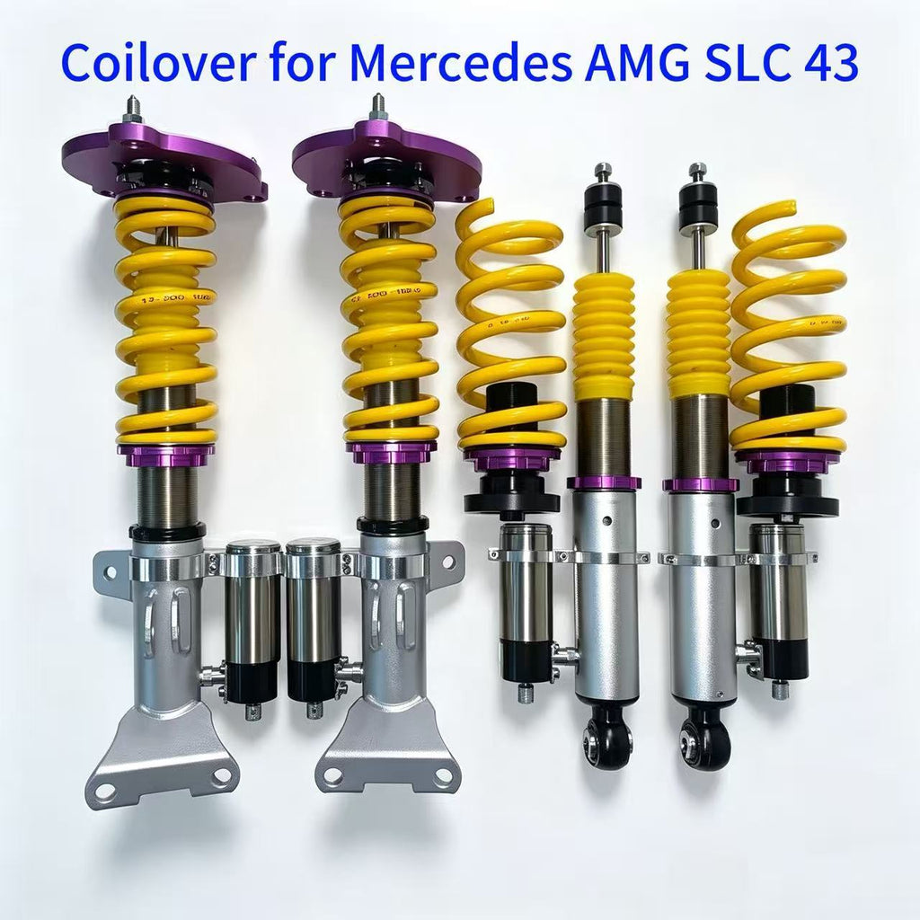 J-PLUS 32-Way Adjustable Shock Absorbers for Mercedes-Benz SLC Front Rear Struts Kit
