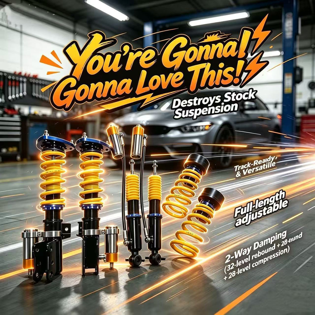 J-PLUS 32-Way Coilovers for Ford MUSTANG