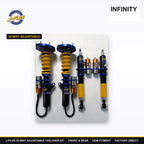 J-PLUS 32-Way Adjustable Coilover Kit - infinity