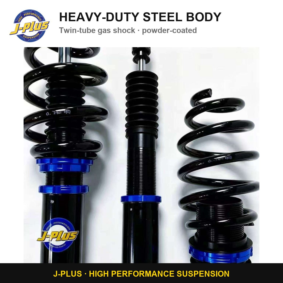 J-PLUS 32-Way Adjustable Shock Absorbers for Audi A6 ALLROAD C6 (2006~2011) Front Rear Struts Kit
