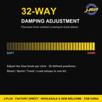 J-PLUS 32-Way Adjustable Shock Absorbers for Toyota RAV4 Front Rear Struts Kit