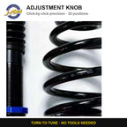 J-PLUS 32-Way Adjustable Shock Absorbers for Subaru FORESTER (2003-2008) Front Rear Struts Kit
