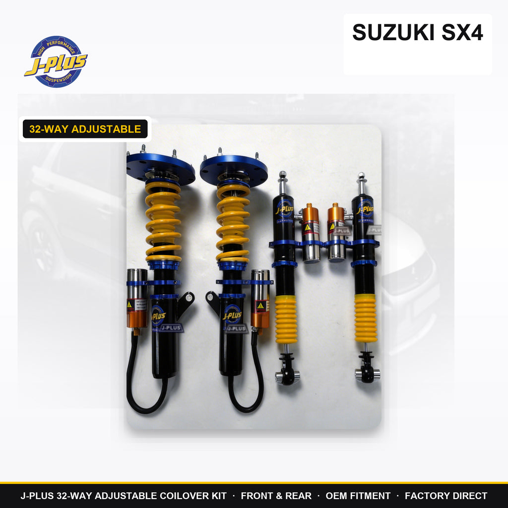J-PLUS 32-Way Adjustable Coilover Kit - suzuki sx4